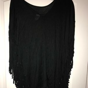 Fringe black top